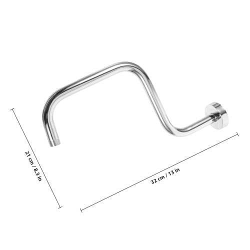 SOPOTUTU Edelstahl Duscharm Wandbogen Rostfrei Langlebig Einfache Montage für Regendusche und Duschkopf Verlängerung Badezimmer Zubehör von SOPOTUTU
