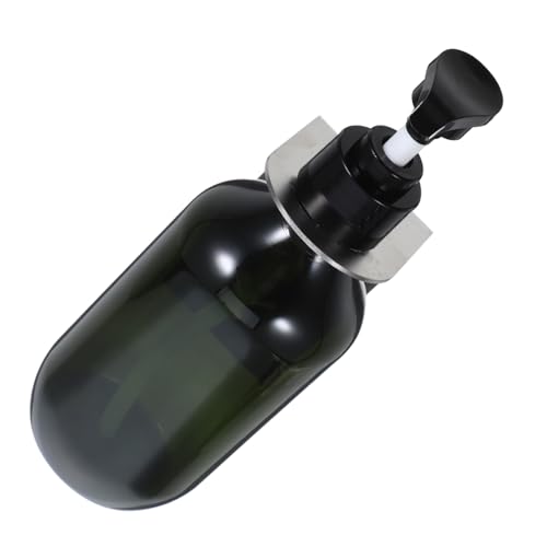 SOPOTUTU Edelstahl Seifenspender Wandmontage mit Halterung Nachfüllbarer Flüssigseifenspender für Dusche Shampoo Handseife Minimalistisch Langlebig Einfache Installation Badezimmer von SOPOTUTU