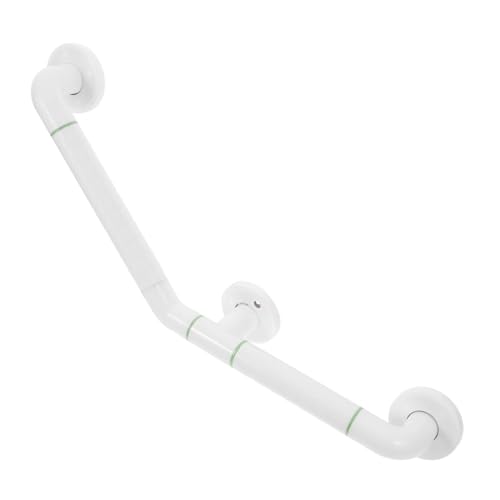 SOPOTUTU Edelstahl Sicherheits handlauf für Badewanne und Toilette Rutschfester Wandgriff Ergonomisch Geformt Belastbar und Rostfrei für Senioren und Barrierefreie Badezimmer Weiß von SOPOTUTU