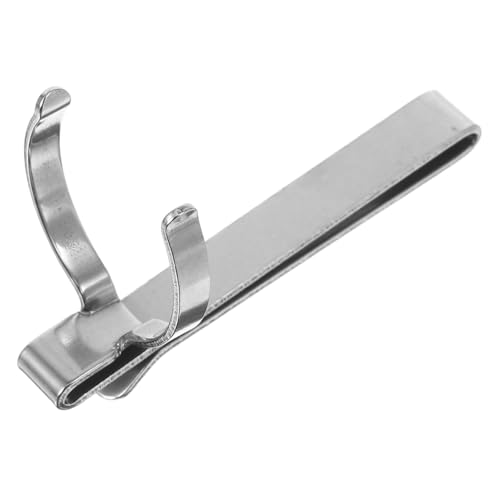 SOPOTUTU Edelstahl Taschenlampen Gürtelclip Verstellbar Robuster Multifunktionaler Halter für Sichere Befestigung Rutschfeste Klemme für Outdoor und Dienstgebrauch von SOPOTUTU