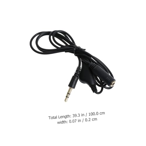SOPOTUTU Einstellbares Aux kabel Audioverlängerungskabel für Lautsprecher Computer Musikplayer Stabile Übertragung Geräuschfreie Klangqualität Kompatibel mit Earphones SOPOTUTU Einstellbares Aux kabel Audioverlängerungskabel für Lautsprecher Computer Musikplayer Stabile Übertragung Geräuschfreie Klangqualität Kompatibel mit Earphones von SOPOTUTU