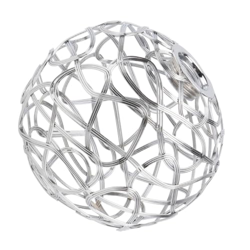 SOPOTUTU Eisen Kunst Lampenschirm Vintage Pendelleuchte Abdeckung Rund Metall Lampenschirm Deckenleuchte Kronleuchter Dekoration Wohnzimmer Schlafzimmer von SOPOTUTU
