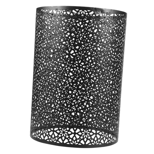 SOPOTUTU Eisen Lampenschirm Ersatz Øxmm mit Modischem Hohlem Kunstmuster Dekorativer Lampenschirm für Stehlampe und Tischlampe Langlebige von SOPOTUTU