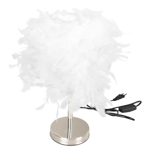 SOPOTUTU Elegante Tischlampe mit Goldenem Stab Design Nachttischleuchte Luxuriöse für Schlafzimmer Langlebig und Vielseitig für Wohn und Arbeitsbereiche von SOPOTUTU