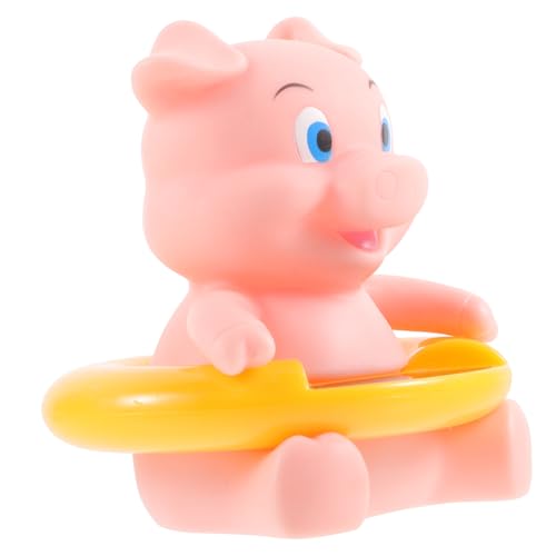 SOPOTUTU Elektronisches Babybadethermometer Schweinchen Schwimmend Multifunktional für Badewanne Pool Spa und Aquarium Kindersicheres mit Temperaturanzeige Einfache Handhabung von SOPOTUTU
