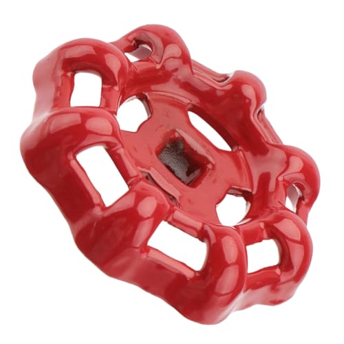 SOPOTUTU Ergonomischer Metallgriff für Außenspülhahn Rundes Ventilhandrad Komfortable Bedienung Präzise Wasserabsperrung Passend für Gartenschlauch und Absperrventil von SOPOTUTU