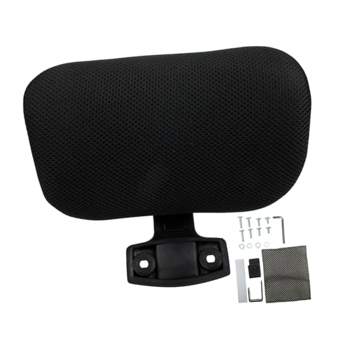 SOPOTUTU Ergonomisches Büro Stuhl Kopfstütze Verstellbar Nackenstütze Weiches Polster Komfortables Büro und Schreibtischstuhl Zubehör zur Nacken und Kopfschmerzprävention von SOPOTUTU