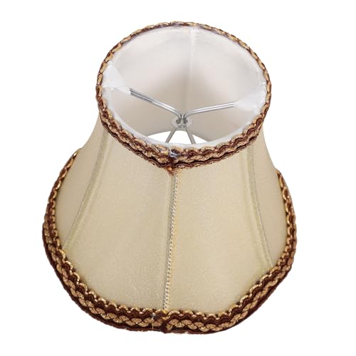 SOPOTUTU Ersatz Lampenschirm aus Goldfarbenem Leinen Vintage Lampenabdeckung Langlebiger Einfacher Schutz für Tischlampen Passend für Rustikales und Modernes Schlafzimmer SOPOTUTU Ersatz Lampenschirm aus Goldfarbenem Leinen Vintage Lampenabdeckung Langlebiger Einfacher Schutz für Tischlampen Passend für Rustikales und Modernes Schlafzimmer von SOPOTUTU