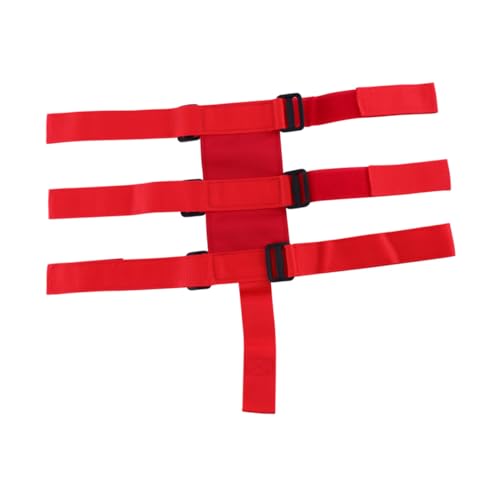 SOPOTUTU Fahrzeug Feuerlöscher und Taschenlampenhalterung Nylonband Strap Robust und Verschleißfest Befestigungsgurt für Becher und Löschgerät Passend für Jp Geländewagen Rote von SOPOTUTU