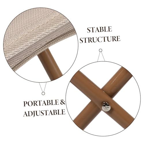 SOPOTUTU Faltbarer Outdoor Campinghocker Leicht Portable Sitzgelegenheit mit Oxford Material Khakifarbenem Reißverschlussbeutel für Picknick Grillen Angeln Sportveranstaltungen SOPOTUTU Faltbarer Outdoor Campinghocker Leicht Portable Sitzgelegenheit mit Oxford Material Khakifarbenem Reißverschlussbeutel für Picknick Grillen Angeln Sportveranstaltungen von SOPOTUTU