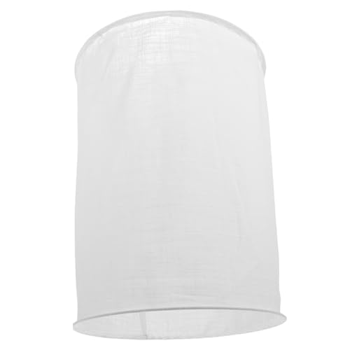 SOPOTUTU Faltbarer Stoff Lampenschirm Øcm Weiß Einfacher Eleganter Deckenlampenschirm Dekorativer Pendelleuchte Schirm für Wohnzimmer Schlafzimmer Schützender und Stilvoller Lampenüberzug von SOPOTUTU
