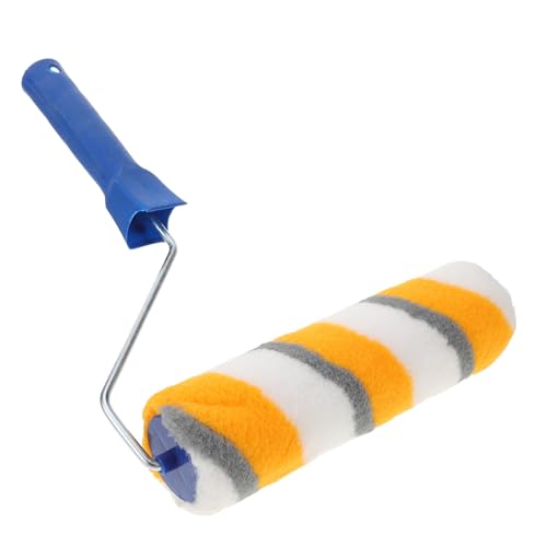 SOPOTUTU Feiner Farbroller mit Polyesterrolle Komfortabler Griff Präzises Streichen für Wände Decken Fensterrahmen Geeignet für DIY Anfänger und Professionelle Maler für Wandfarbe und SOPOTUTU Feiner Farbroller mit Polyesterrolle Komfortabler Griff Präzises Streichen für Wände Decken Fensterrahmen Geeignet für DIY Anfänger und Professionelle Maler für Wandfarbe und von SOPOTUTU
