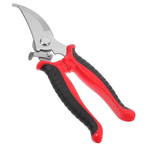 SOPOTUTU Gartenschere Edelstahl Hochpräzise Astschere für Gartenpflanzen Blumen Schneiden Haushaltsgebrauch Langlebig Scharf Präzises Beschneiden und Trimmen von SOPOTUTU