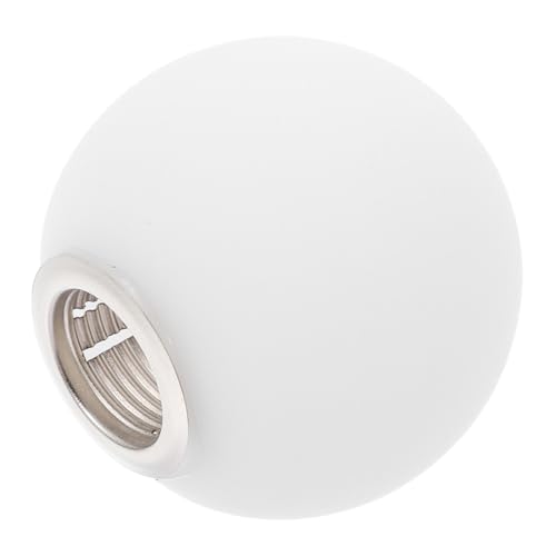 SOPOTUTU Glas Lampenschirm Kugel Milchig Weiß Ersatz Lampenschirm mit Schraubfassung für Deckenleuchte Modernes Design Diffuses Licht Wohnzimmer und Schlafzimmer SOPOTUTU Glas Lampenschirm Kugel Milchig Weiß Ersatz Lampenschirm mit Schraubfassung für Deckenleuchte Modernes Design Diffuses Licht Wohnzimmer und Schlafzimmer von SOPOTUTU