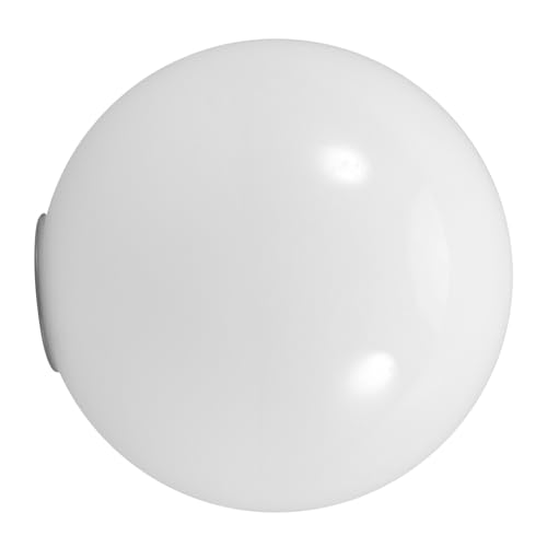 SOPOTUTU Glas Lampenschirm Rund Milchglas Langlebig Bruchsicher Vielseitig Kompatibel für Tischlampe Pendelleuchte Deckenleuchte Dekorativ Eleganter Lampenschirm Ersatzschirm von SOPOTUTU