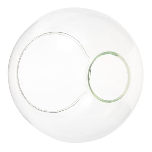 SOPOTUTU Glaskugel Lampenschirm Ersatzglas für Pendelleuchte Klare Runde Glaslampenschirme Transparenter Lampenschirm für Deckenleuchten und Tischlampen Installieren Vielseitig Einsetzbar von SOPOTUTU