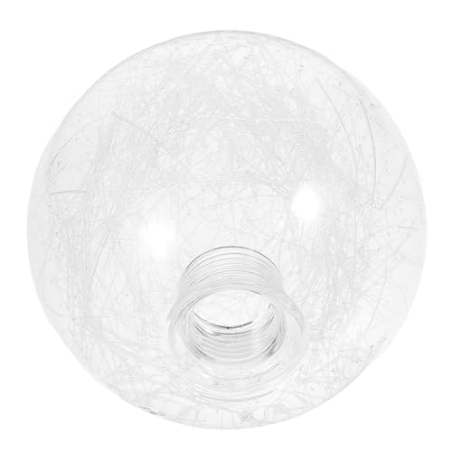 SOPOTUTU Glass Lamp Shade Transparent Replacement Lamp Cover für Runde Filamentlampen Wohnzimmer Deckenleuchte Ersatzschirm aus Klarem SOPOTUTU Glass Lamp Shade Transparent Replacement Lamp Cover für Runde Filamentlampen Wohnzimmer Deckenleuchte Ersatzschirm aus Klarem von SOPOTUTU