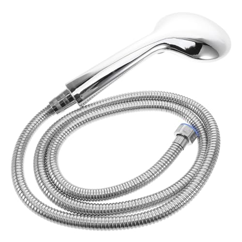 SOPOTUTU Großer Durchfluss Duschkopf Ersatz Handbrause mit Groben Löchern Abnehmbar Starker Wasserstrahl Schlauch Silber Schnelle Montage Langlebiges Material für Badumgebung SOPOTUTU Großer Durchfluss Duschkopf Ersatz Handbrause mit Groben Löchern Abnehmbar Starker Wasserstrahl Schlauch Silber Schnelle Montage Langlebiges Material für Badumgebung von SOPOTUTU