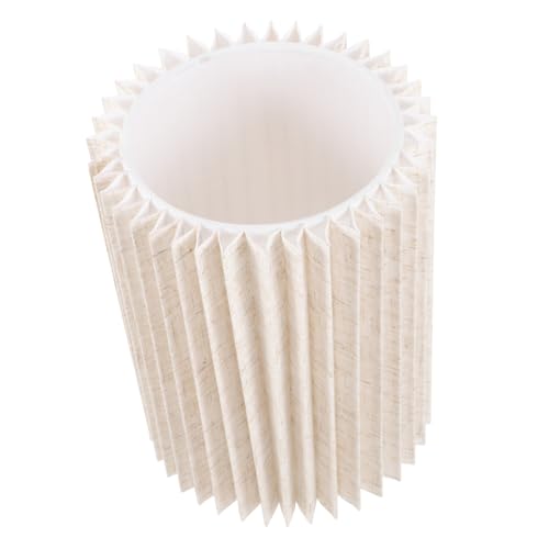 SOPOTUTU Großer Lampenschirm aus Hochwertigem Stoff Abnehmbarer Lampenbaldachin Eleganter Tischlampenschirm für Tisch Stehleuchten Natürlicher Farbton Vielseitig Einsetzbar Langlebig und von SOPOTUTU