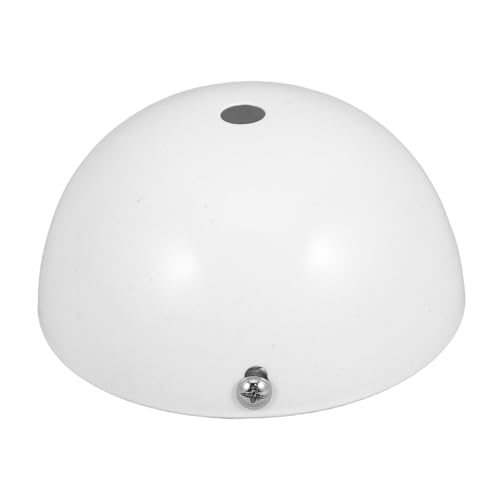 SOPOTUTU Halbrunde Deckenmontageplatte Weiß für Pendelleuchte Baldachin Kit Robust Leuchte Abdeckung für Wohnzimmer Deckenleuchte Zubehör Langlebig und Reflektierend von SOPOTUTU