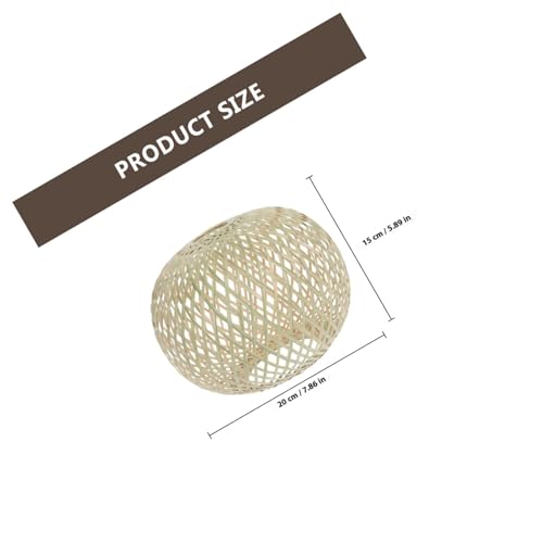 SOPOTUTU Handgefertigter Lampenschirm aus Naturmaterial Woven Deckenlampe Abdeckung Dekorativ Für Wohnzimmer Esszimmer Schlafzimmer SOPOTUTU Handgefertigter Lampenschirm aus Naturmaterial Woven Deckenlampe Abdeckung Dekorativ Für Wohnzimmer Esszimmer Schlafzimmer von SOPOTUTU