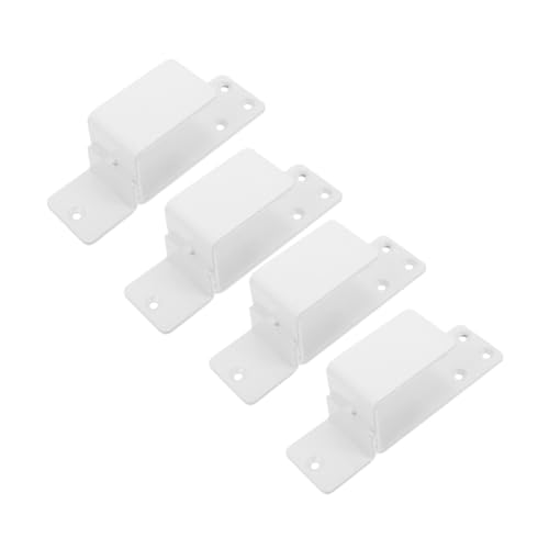 SOPOTUTU Heavy Duty Türsicherungsbügel Türhaltebügel Verstellbar Türsperre Halterung für Zuhause Teiliges Weiß Robust und Einfach zu Montieren von SOPOTUTU