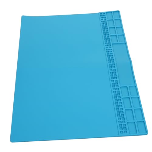 SOPOTUTU Hitzebeständige Silikon Reparaturmatte mit Magnetfunktion Multifunktionale Arbeitsunterlage für Elektronikreparatur Schraubenlagerung Geeignet für Laptop Kamera Brillen und von SOPOTUTU