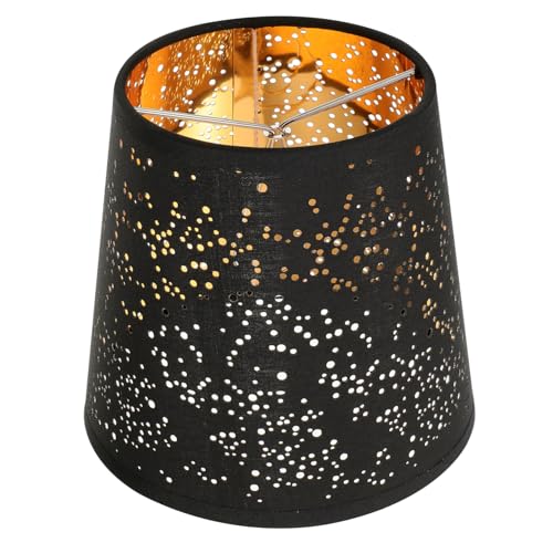 SOPOTUTU Hollow out Lampenschirm Clip Lampenabdeckung Lampenschirm mit Schwarzem Außen und Goldenem Innenfinish für Deckenleuchte Wandlampe Stehlampe Geeignet SOPOTUTU Hollow out Lampenschirm Clip Lampenabdeckung Lampenschirm mit Schwarzem Außen und Goldenem Innenfinish für Deckenleuchte Wandlampe Stehlampe Geeignet von SOPOTUTU