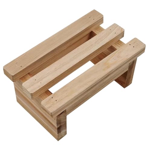 SOPOTUTU Holz Fußhocker Stabiles Haushaltsmöbel rutschfest Belastbar Sicherer Kleiner Hocker mit Glatten Kanten für Wohnzimmer und Kinderzimmer SOPOTUTU Holz Fußhocker Stabiles Haushaltsmöbel rutschfest Belastbar Sicherer Kleiner Hocker mit Glatten Kanten für Wohnzimmer und Kinderzimmer von SOPOTUTU