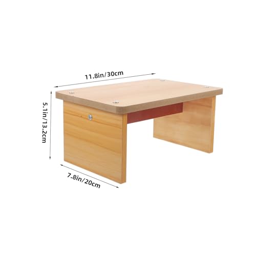 SOPOTUTU Holzfußhocker rutschfest mit Hoher Tragfähigkeit Vielseitiger Fußstütze für Büro Bad Wohnzimmer Kleines Tragbares Design aus Sicherem Holz Geeignet für Jung und Alt SOPOTUTU Holzfußhocker rutschfest mit Hoher Tragfähigkeit Vielseitiger Fußstütze für Büro Bad Wohnzimmer Kleines Tragbares Design aus Sicherem Holz Geeignet für Jung und Alt von SOPOTUTU