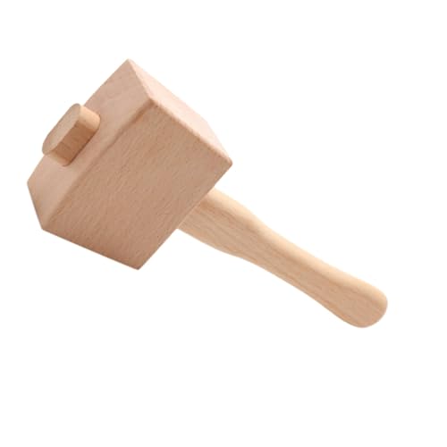 SOPOTUTU Holzhammer Mallet aus Buchenholz Robust Langlebig Ergonomisch Griff für Holzschnitzen DIY Handwerk Holzarbeiten Geeignet Holzschreiner Werkzeug von SOPOTUTU