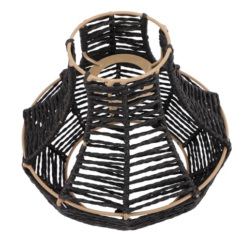 SOPOTUTU Imitat Rattan Lampenschirm Hängelampe Abdeckung Langlebig Kratzfest Einfach zu Montieren Stilvolles Wohnraumdekor für Esszimmer Wohnzimmer Hotel SOPOTUTU Imitat Rattan Lampenschirm Hängelampe Abdeckung Langlebig Kratzfest Einfach zu Montieren Stilvolles Wohnraumdekor für Esszimmer Wohnzimmer Hotel von SOPOTUTU