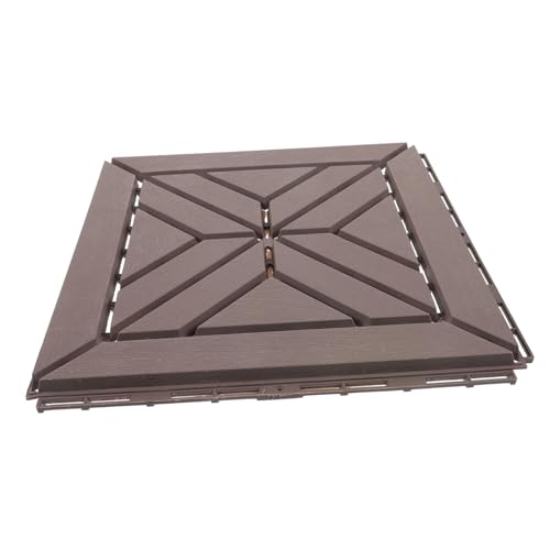 SOPOTUTU Interlocking Kunststoff Terrassenfliese für Außenbereich Wetterfestes Patio Deck Rutschfestes Gartenbodenbelag Einfache Verlegung Strapazierfähiges Glattes Kunststoffbrett SOPOTUTU Interlocking Kunststoff Terrassenfliese für Außenbereich Wetterfestes Patio Deck Rutschfestes Gartenbodenbelag Einfache Verlegung Strapazierfähiges Glattes Kunststoffbrett von SOPOTUTU