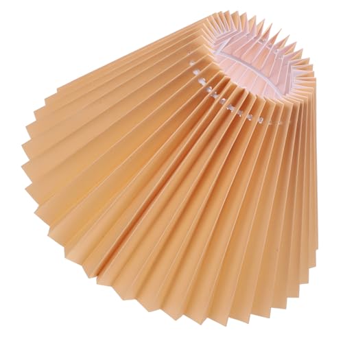 SOPOTUTU Khakifarbener Plissee lampenschirm aus Stoff Dekorative Lampenabdeckung für Steh Tischlampen Weichlichtfilternd Leicht Montierbar Passend für Schlafzimmer und Wohnzimmer SOPOTUTU Khakifarbener Plissee lampenschirm aus Stoff Dekorative Lampenabdeckung für Steh Tischlampen Weichlichtfilternd Leicht Montierbar Passend für Schlafzimmer und Wohnzimmer von SOPOTUTU