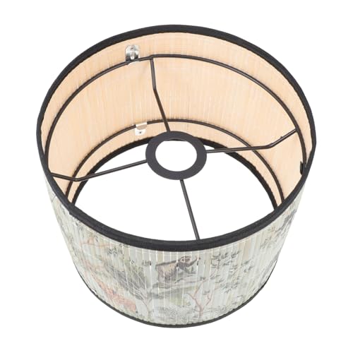 SOPOTUTU Lampenschirm Japanischer Stil Deckenleuchte Lampenschirm Heimdekoration Natürliches Material Für Schlafzimmer Wohnzimmer von SOPOTUTU