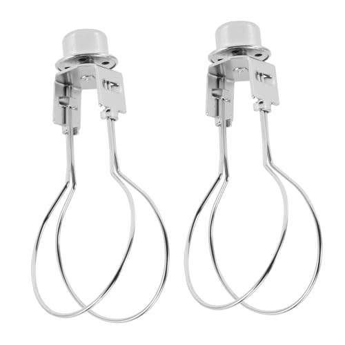 SOPOTUTU Lampenschirm Klemmadapter aus Robustem Schmiedeeisen Einfacher Lampenschirmhalter für Tischlampen für DIY Beleuchtung in Zuhause und Restaurant Langlebig und Praktisch von SOPOTUTU