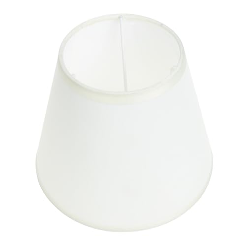 SOPOTUTU Lampenschirm Stoff Drumform für Kronleuchter Tischlampe Langlebiger Baumwollstoff Lampenschirm mit Natürlichem Stil Dekorativ und Schützend für Wohn und Schlafzimmer von SOPOTUTU