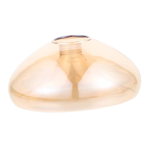 SOPOTUTU Lampenschirm aus Bernsteinfarbenem Glas Dekorative Deckenleuchte Abdeckung Langlebiger Lampenschirm für Schlafzimmer Wohnzimmer und Hotel Modernes Design Einfache Montage von SOPOTUTU