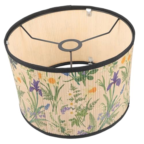 SOPOTUTU Lampenschirm mit Pflanzenmuster Vintage Hängelampe Abdeckung Langlebig Lichtdurchlässig Dekorativ für Schlafzimmer Wohnzimmer Deckenleuchten Stil von SOPOTUTU