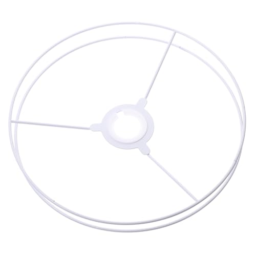 SOPOTUTU Lampenschirm rahmen DIY Lampenschirm ring Robustem Vielseitiger Metall lampenschirmhalter für Moderne und Vintage Tischlampen Selbstgestaltbar Papier von SOPOTUTU