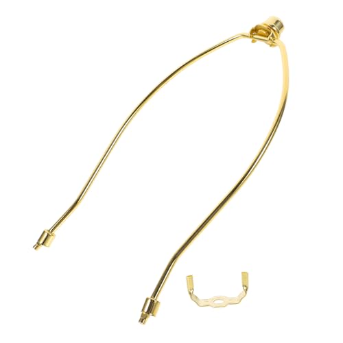 SOPOTUTU Lampenschirmhalter aus Robustem Eisen Lampenschirmhalterungs Kit Stabile Lampenhalterung für Tisch und Stehlampe Sicheres Lampenschirmzubehör für Lampenreparatur von SOPOTUTU