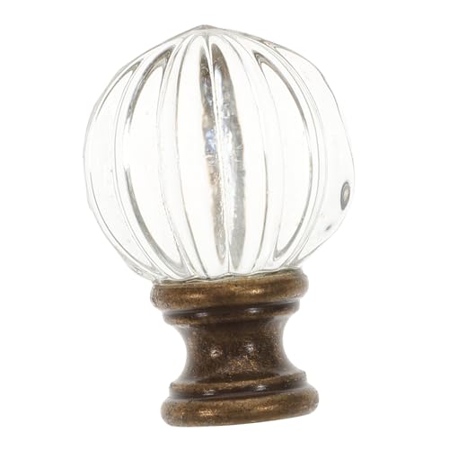 SOPOTUTU Lampenschraubkappe Glas Kugel Design Chic Lichtknopf Lampen finial Kappe Dekoration DIY Tisch Stehlampe Wohnzimmer Büro Geeignet von SOPOTUTU