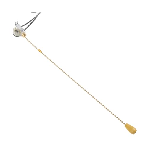 SOPOTUTU Lampenzugschalter mit Zugkette Langlebiger Lampenschalter Ersatz für Badezimmer und Deckenleuchten Einfache Installation Robustes Design Geeignet für Wohn Gewerberäume SOPOTUTU Lampenzugschalter mit Zugkette Langlebiger Lampenschalter Ersatz für Badezimmer und Deckenleuchten Einfache Installation Robustes Design Geeignet für Wohn Gewerberäume von SOPOTUTU