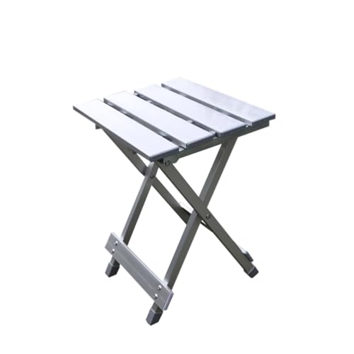 SOPOTUTU Leichter Klappbarer Campingstuhl Aluminiumlegierung Tragbar Outdoor Hocker Picknickstuhl für Angeln Wandern Reise von SOPOTUTU