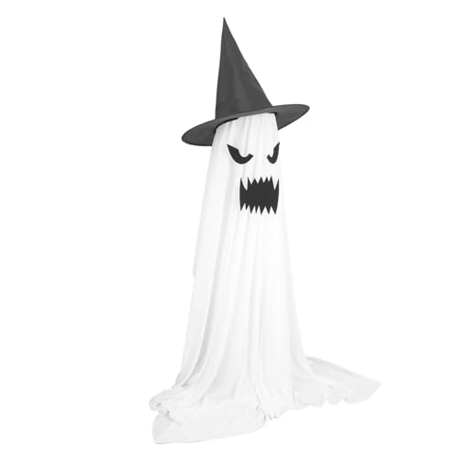 SOPOTUTU Leuchtender Halloween Geist Stehend Wetterfest mit Fernbedienung Gruselige Outdoor Dekoration für Garten Vorgarten Veranda Rasen Partyidee SOPOTUTU Leuchtender Halloween Geist Stehend Wetterfest mit Fernbedienung Gruselige Outdoor Dekoration für Garten Vorgarten Veranda Rasen Partyidee von SOPOTUTU