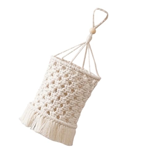 SOPOTUTU Makramee Lampenschirm Boho Hängelampe Handgewebt Langlebig Rustikal Woven Tassel Lamp Shade Für Wohnzimmer Schlafzimmer Restaurant SOPOTUTU Makramee Lampenschirm Boho Hängelampe Handgewebt Langlebig Rustikal Woven Tassel Lamp Shade Für Wohnzimmer Schlafzimmer Restaurant von SOPOTUTU