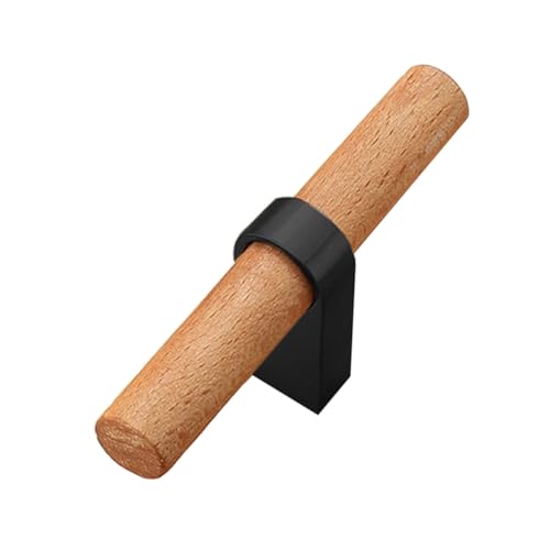 SOPOTUTU Massiver Holzgriff Schrankgriff Möbelknopf mit Hoher Härte und Korrosionsbeständigkeit Installieren Komfortabel Langlebig Moderner Küchenschrank und Schubladengriff für Stilvolle von SOPOTUTU