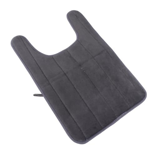 SOPOTUTU Toilettenteppich Memory Badezimmerteppich Anti-rutsch-bodenmatte Wc-vorleger U-Form Badezimmerzubehör Memory-Matte Badezimmerteppich von SOPOTUTU