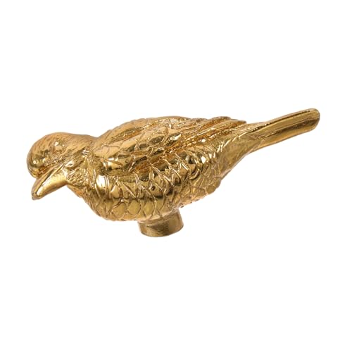 SOPOTUTU Messing Vogel Möbelgriff Design Schubladengriff Schrankknopf Langlebig Korrosionsbeständig Ergonomisch für Möbel Schränke Kommoden Vielseitig Einsetzbar Wohnkultur von SOPOTUTU