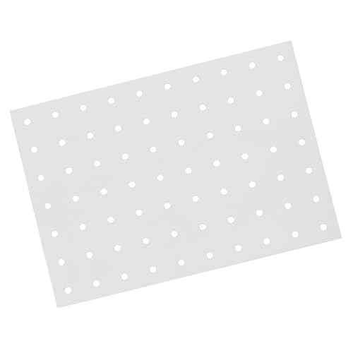 SOPOTUTU Metal Pegboard Wandpaneel Weiß Metall Lochwand Organizer für Garage Werkstatt Werkzeugaufbewahrung Flexibel Nutzbar mit Lochsystem zur Werkzeug Zubehörorganisation von SOPOTUTU